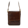 Beautiful classic leather women's messenger bag