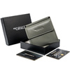 Small, elegant women's leather wallet RFID Cavaldi