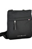 TOMMY HILFIGER MEN&#39;S BLACK SHOULDER BAG