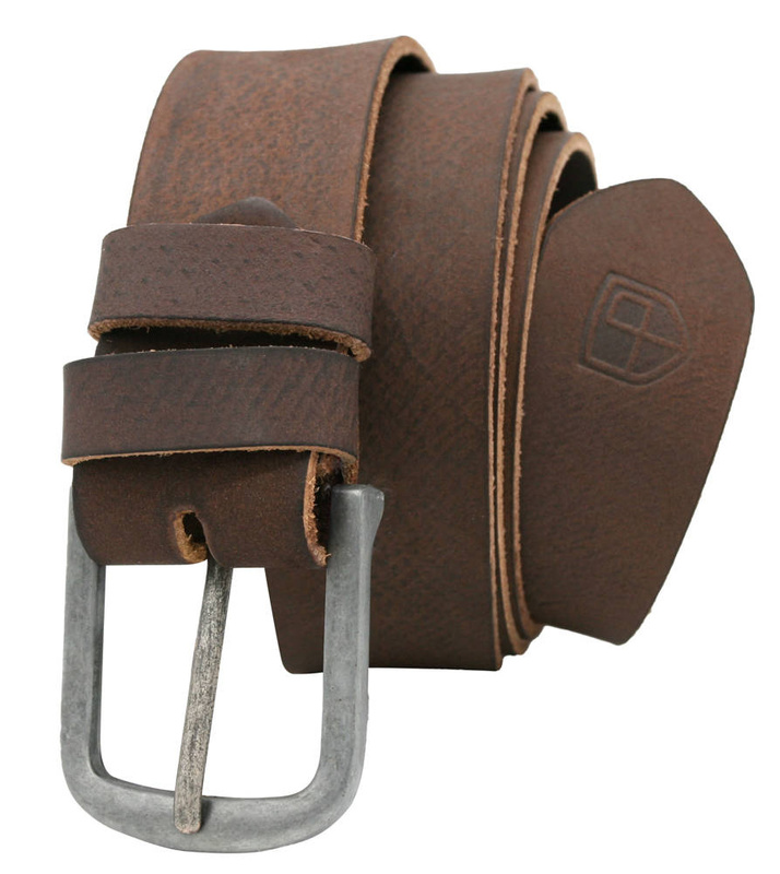 Leather belt PETERSON PTN PS-04