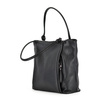 Beautiful elegant large women's leather shopper bag