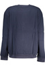 CAVALLI CLASS DAMEN-SWEATSHIRT MIT REISSVERSCHLUSS BLAU