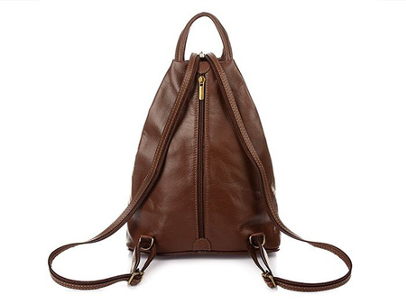 Spacious stylish leather shoulder bag and purse