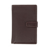 Large women's wallet Nappa Amelia by Nuvola Pelle made in soft leather with external button closure. Coin pocket and 12 card slots.