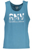 GIAN MARCO VENTURI MAN BLAUES TANKTOP