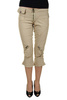 KING&#39;S JEANS WOMEN&#39;S BEIGE FISHERMAN PANTS