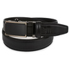 Men's leather belt buckle automatic black Beltimore A08 : Colors - black, Strap size - r.105-120 cm