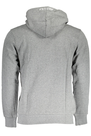 LA MARTINA MEN&#39;S GRAY ZIPPED SWEATSHIRT