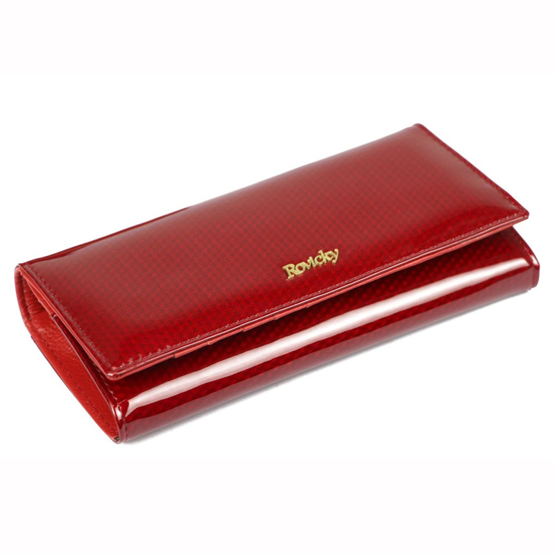 Patent Leather Women's Wallet Rovicky with RFID