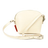 Cream small women's leather belt handbag Beltimore N22