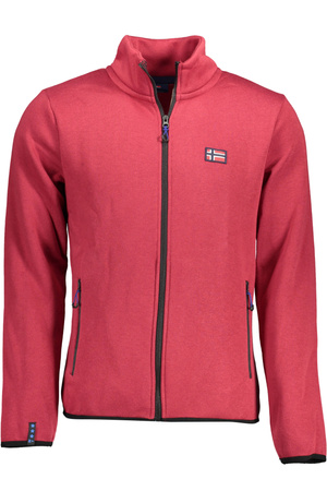 NORWAY 1963 MEN&#39;S ZIPPED SWEATSHIRT RED