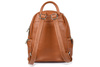 Leather urban women's backpack, spacious and stylish