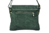 Chabrowa Italian women's suede handbag with a b67 flap