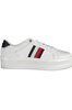 TOMMY HILFIGER WOMEN&#39;S WHITE SPORTS SHOES