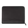 A4 zipped document holder Colorful by DUDU made in soft leather with metal zip around and iPad tablet pocket. Refined and elegant bag, suitable for travel work.