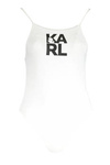 KARL LAGERFELD BEACHWEAR WOMEN&#39;S SWIMSUIT WHITE