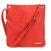 Damen Lederhandtasche rot Posttasche groß A4 Beltimore 972