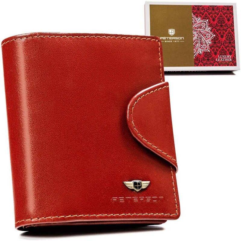 Leather's wallet RFID PETERSON PTN 2517-BO