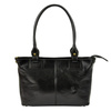 Women's leather shopper bag shoulder bag