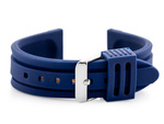 U09 rubber watch strap - navy blue - 24mm