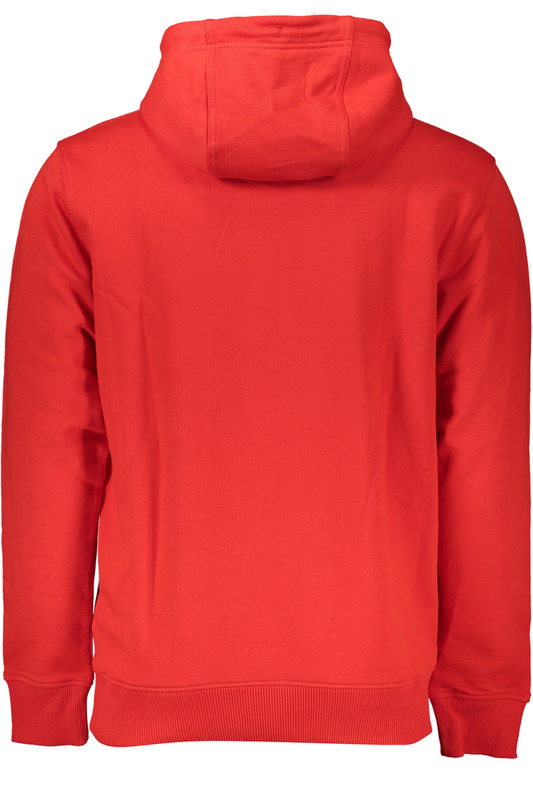 TOMMY HILFIGER HERREN-SWEATSHIRT MIT ZIP-OUT IN ROT