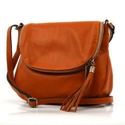 Women's elegant leather crossbody bag