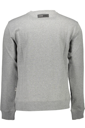 PLEIN SPORT SWEATSHIRT WITHOUT ZIP MAN GRAY