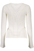 JUST CAVALLI WHITE WOMAN SWEATER