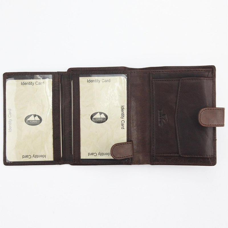 Men's genuine leather wallet EL FORREST 988-623 RFID