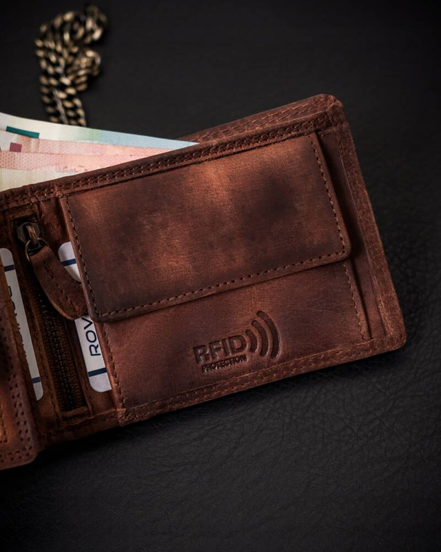 Leather wallet RFID N992C-VIN-13