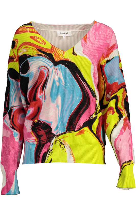 DESIGUAL PINK WOMAN SWEATER