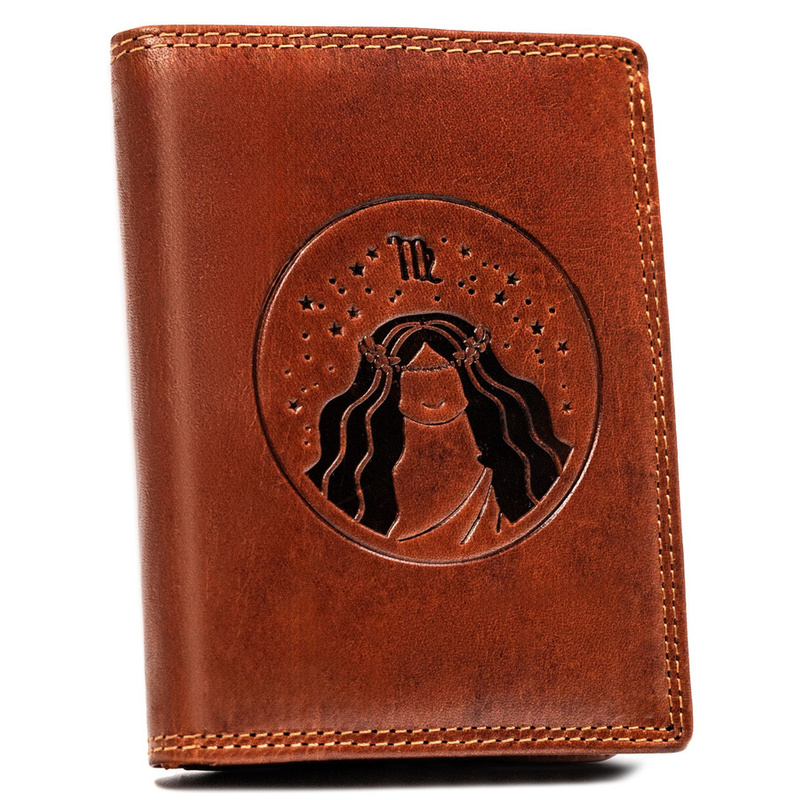 Leather wallet RFID PETERSON PTN N4-EBS