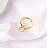 Gold plated ring PETERSON RIN-001