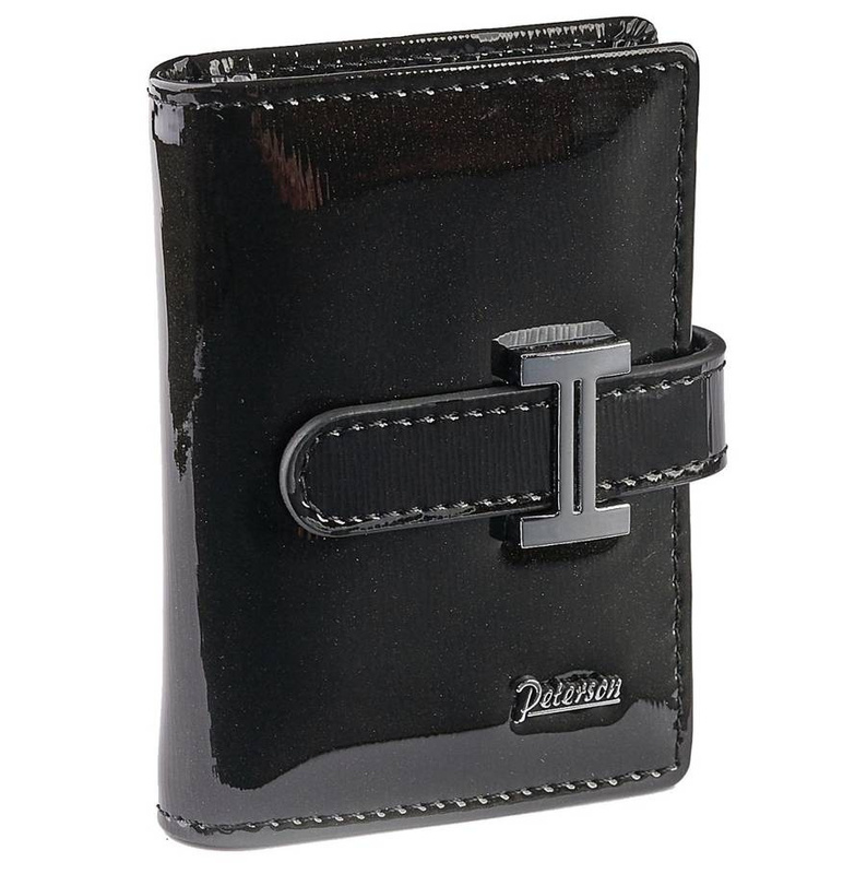 Leather credit card wallet PETERSON PTN BC-102