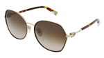 SUNGLASSES FURLA WOMEN SFU459-590300 (Szkło/Zausznik/Mostek) 59/17/140 mm)