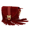 Vera Pelle leather crossbody bag with tassels