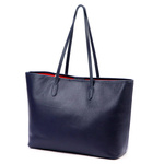 Women's shopper bag with removable cosmetic bag JUICE