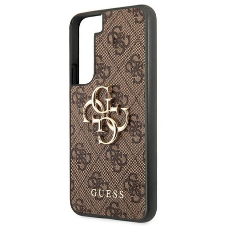 Guess GUHCS22S4GMGBR S901 S22 brązowy/brown hardcase 4G Big Metal Logo