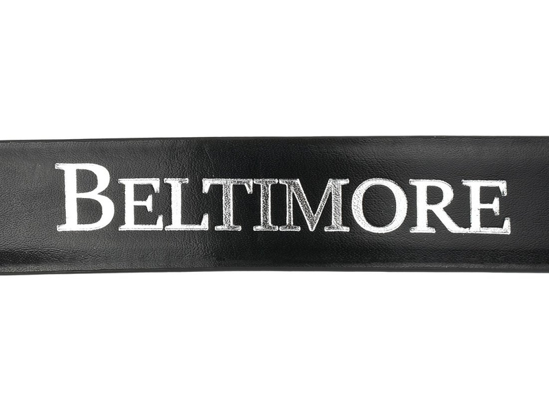 Beltimore leather men's black automatic belt A55 : Colors - black, Strap size - r.115-130 cm