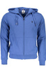 US POLO MEN&#39;S BLUE SWEATSHIRT WITH ZIP