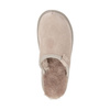 Comfortable slip-on women's slippers insulated with wool