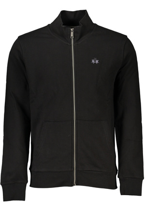 LA MARTINA MEN&#39;S BLACK ZIP SWEATSHIRT