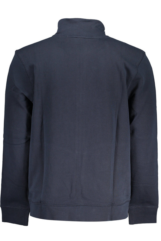 HUGO BOSS MEN'S BLUE ZIPPED SWEATSHIRT