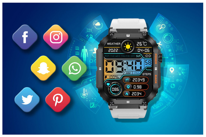 GRAVITY GT6-8 MEN'S SMARTWATCH - CALL EXECUTION, SNOW MONITOR (sg020h)