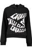 CAVALLI CLASS BLACK SWEATSHIRT WITHOUT ZIP