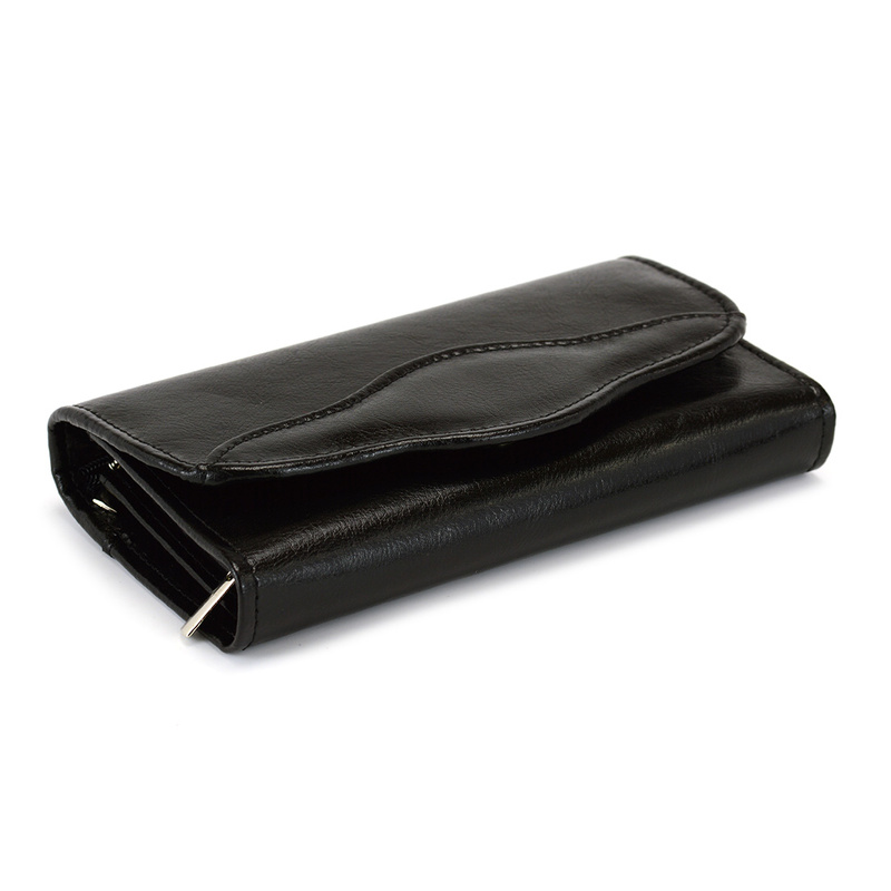 Elegant classic women's leather wallet by Elkor