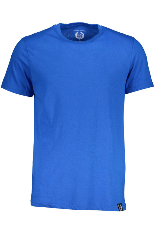 GIAN MARCO VENTURI HERREN-KURZÄRMELIGES T-SHIRT BLAU