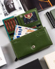 Leather wallet RFID PETERSON PTN RD-07-GCL-S