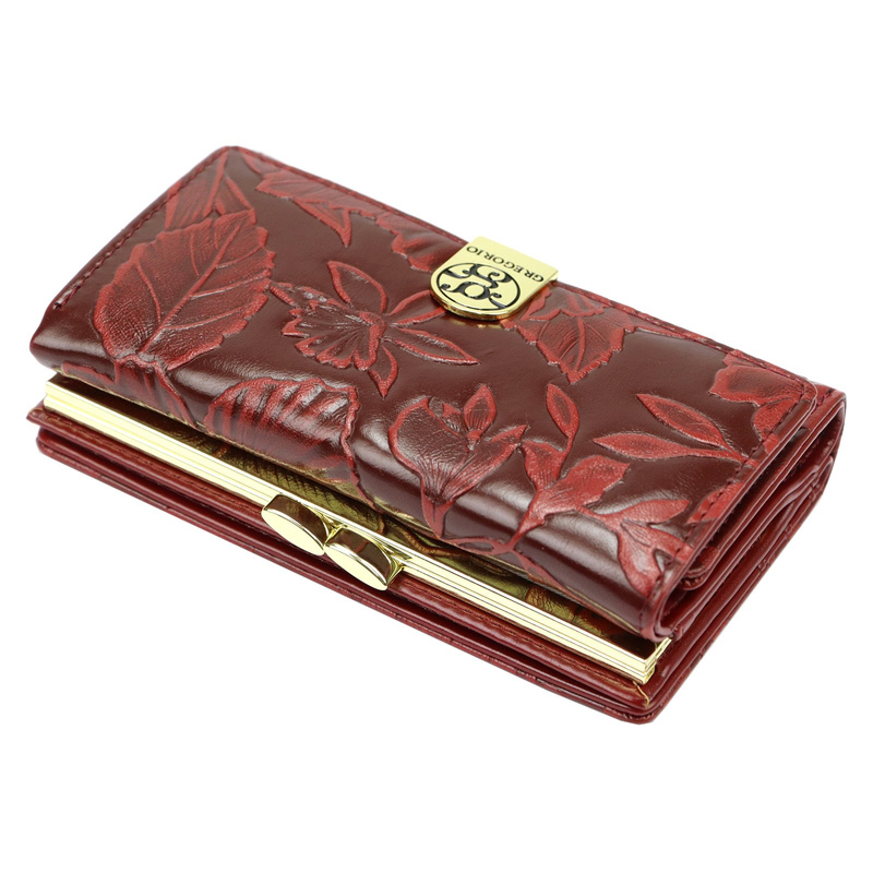 skóra naturalna + Women's eco-leather wallet Gregorio HL-108