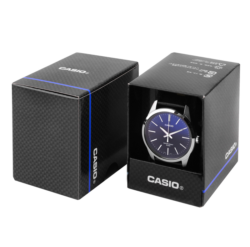 Zegarek marki Casio model MTP-E180L_M kolor Czarny. Akcesoria Męskie. Sezon: Cały rok